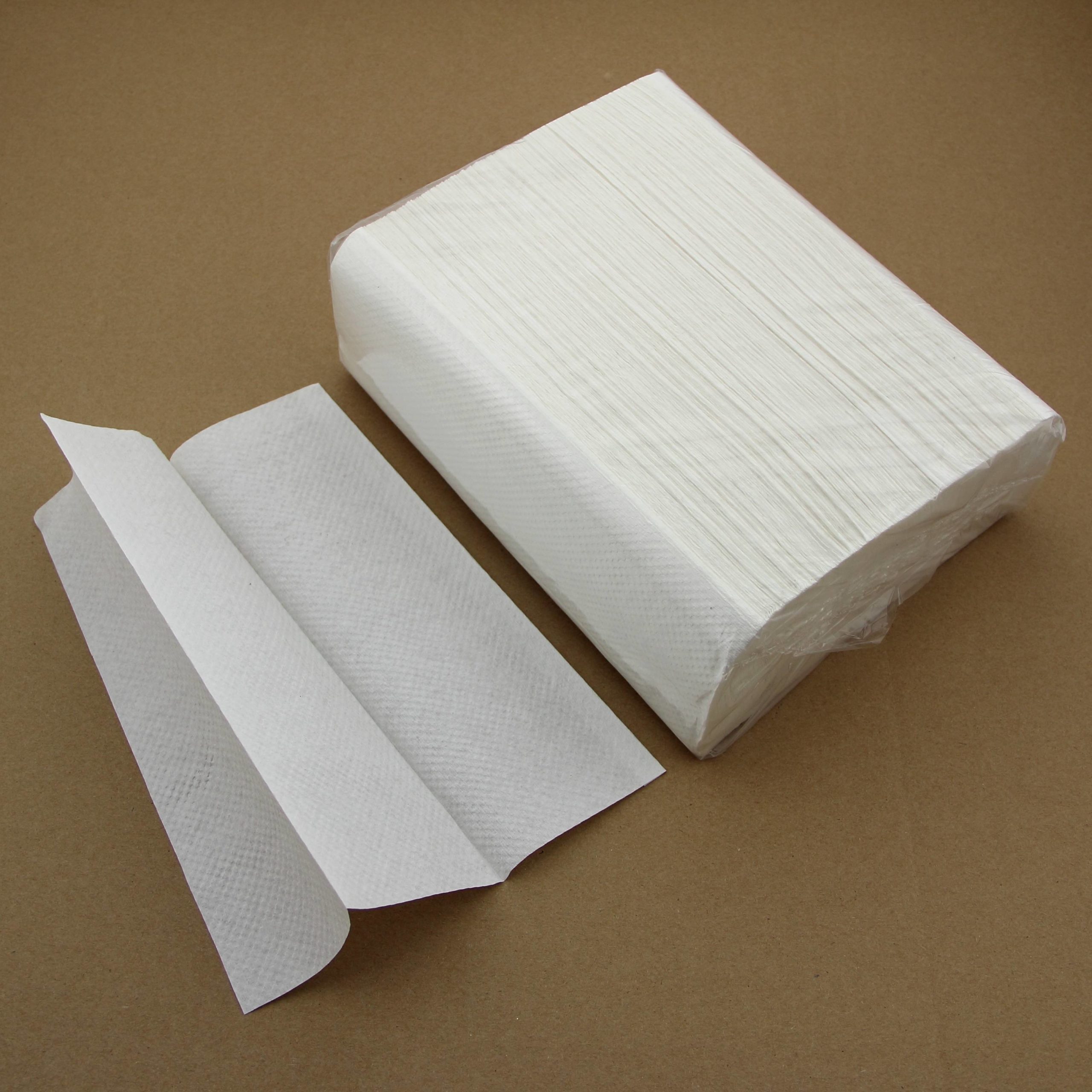 Z Fold Tissue White Paper Hand Towels Tissue 2 Ply 2400 Dispenser Tissue 