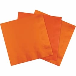 Orange tissue napkins