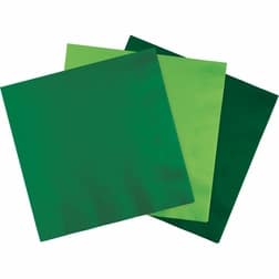 Green tissue napkins